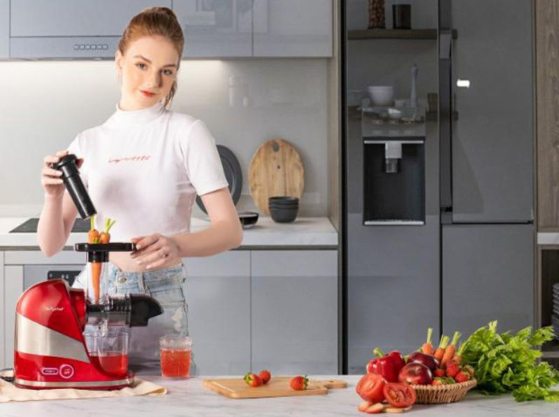 Máy ép chậm trục ngang Lazychef LC-01EC - Hàng chính hãng