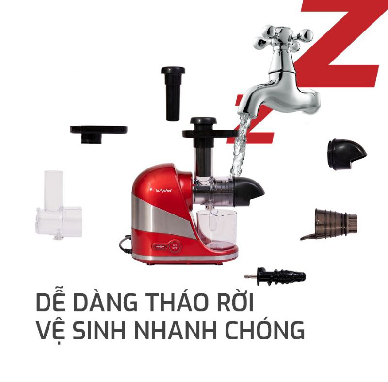 Máy ép chậm trục ngang Lazychef LC-01EC - Hàng chính hãng