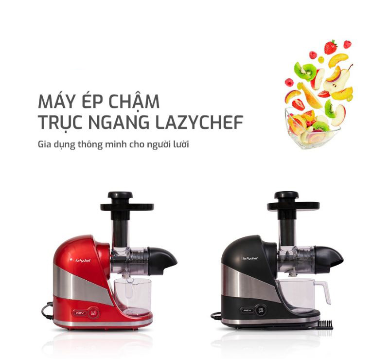 Máy ép chậm trục ngang Lazychef LC-01EC - Hàng chính hãng