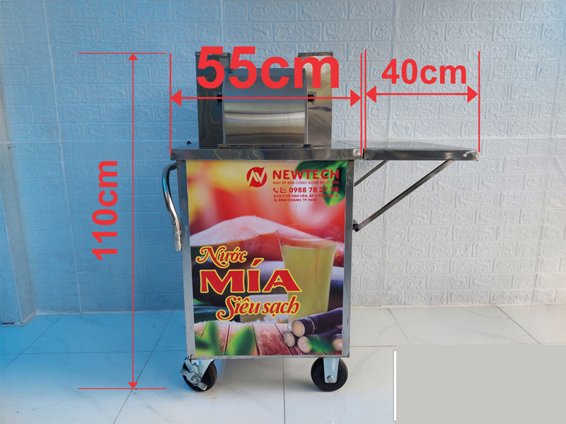 Máy ép mía đánh bọt mini Newtech 02 PRO HOT - Hàng chính hãng