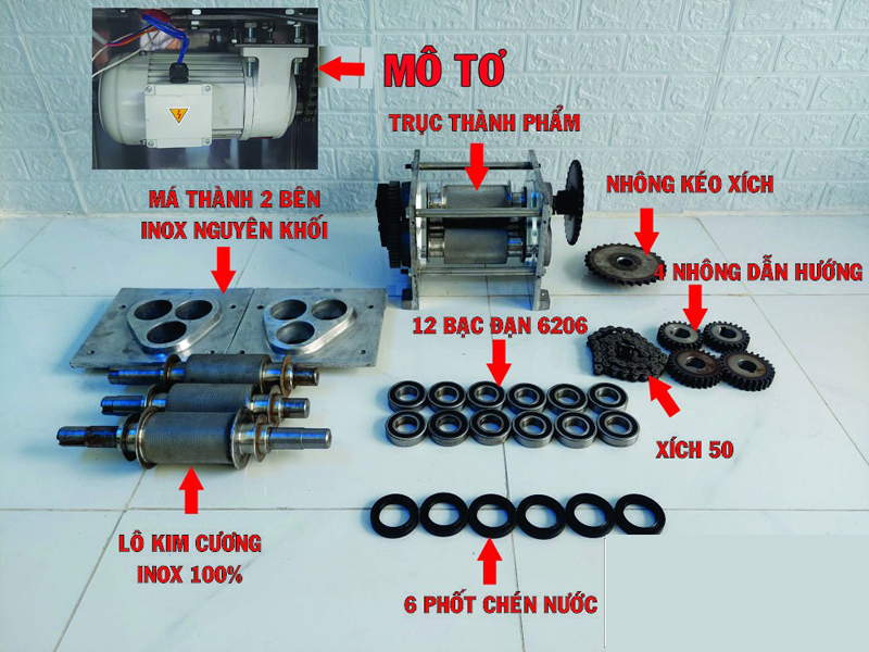 Máy ép mía đánh bọt mini Newtech 02 PRO HOT - Hàng chính hãng