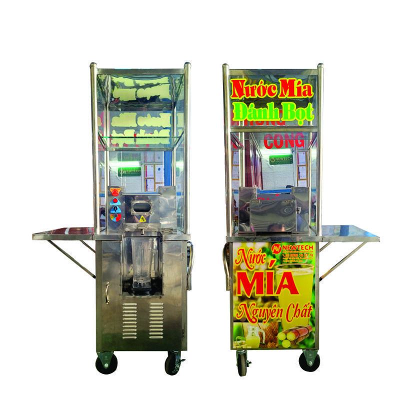 Máy ép mía đánh bọt Newtech TK02 kiểu dáng chắc chắn
