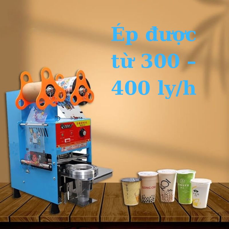Máy đạt năng suất rất cao trung bình từ 300 – 400 ly/ 1 giờ