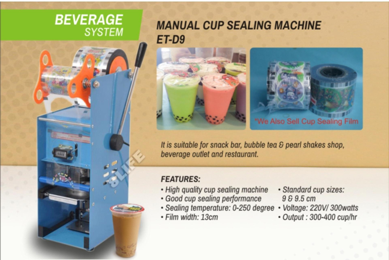 Máy ép miệng ly bằng tay Eton ET-D9 - Hàng chính hãng