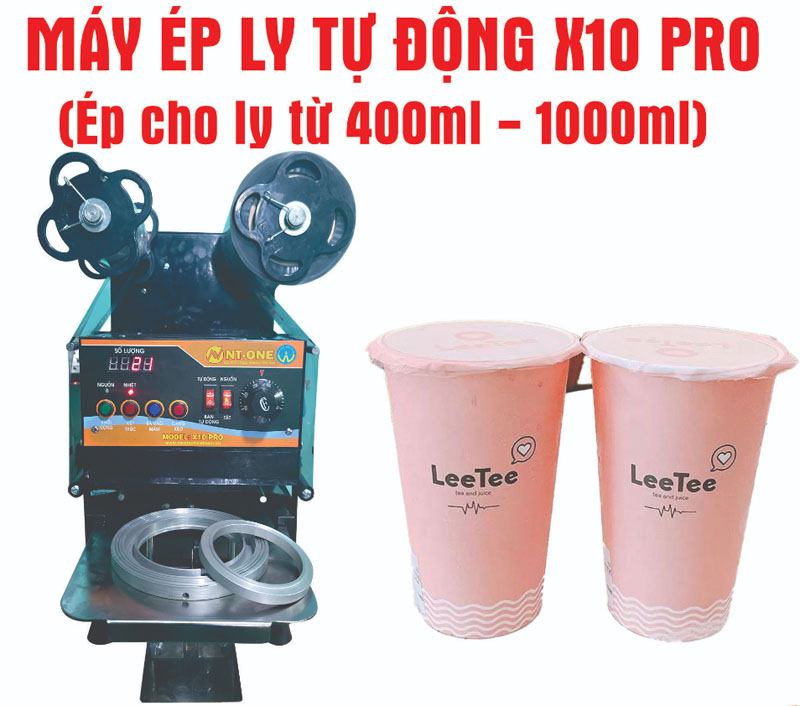 Máy ép miệng ly tự động Newtech X10 Pro - Hàng chính hãng