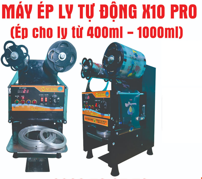 Máy ép miệng ly tự động Newtech X10 Pro - Hàng chính hãng