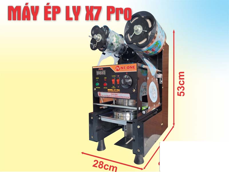 Máy ép miệng ly tự động Newtech X7 Pro - Hàng chính hãng