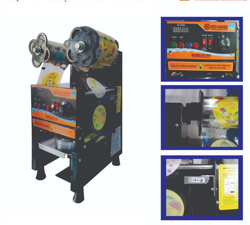 Máy ép miệng ly tự động Newtech X7 Pro - Hàng chính hãng