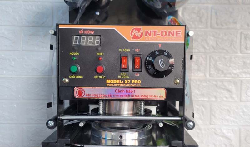 Máy ép miệng ly tự động Newtech X7 Pro - Hàng chính hãng