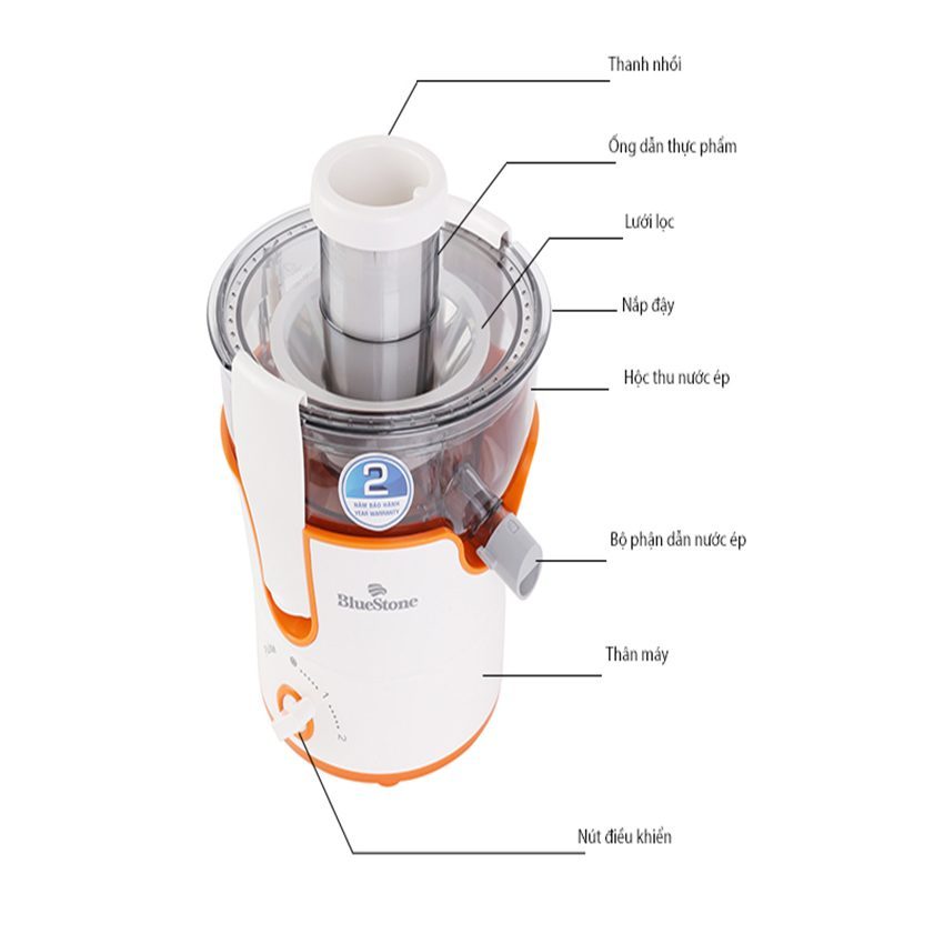 Máy ép trái cây Bluestone JEB-6519 - Hàng chính hãng