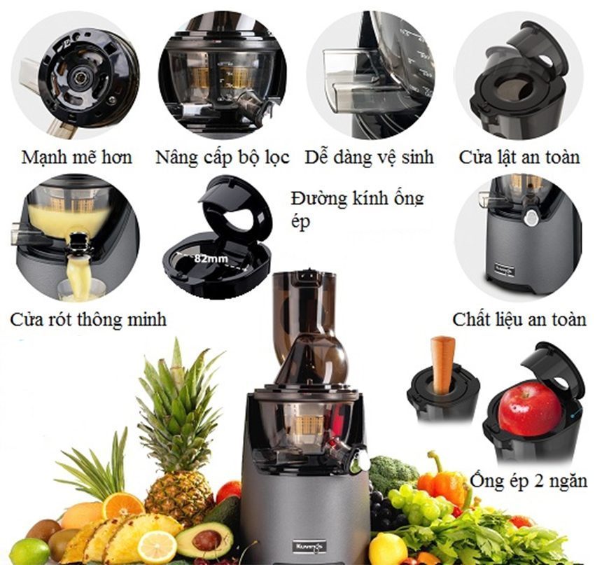 Máy ép trái cây Kuvings EVO820 - Hàng chính hãng