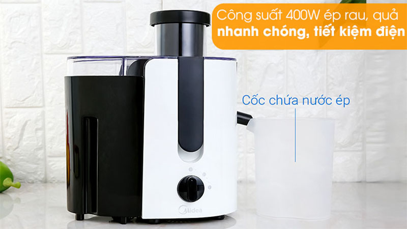 Máy ép trái cây Midea MJ-JE40 - Hàng chính hãng