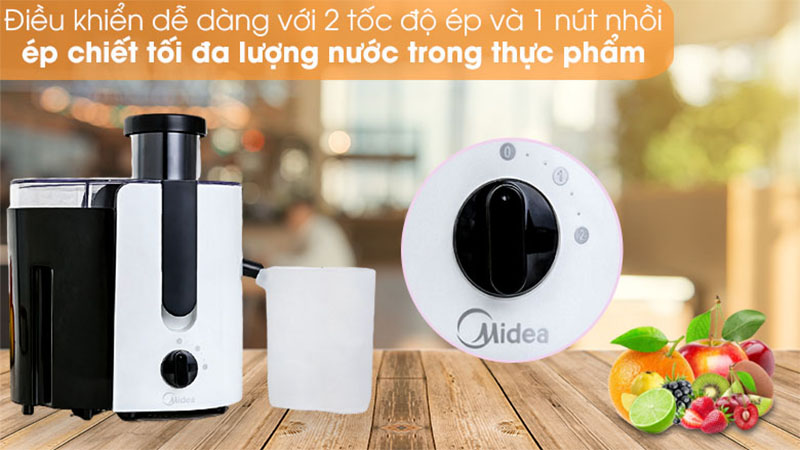 Máy ép trái cây Midea MJ-JE40 - Hàng chính hãng