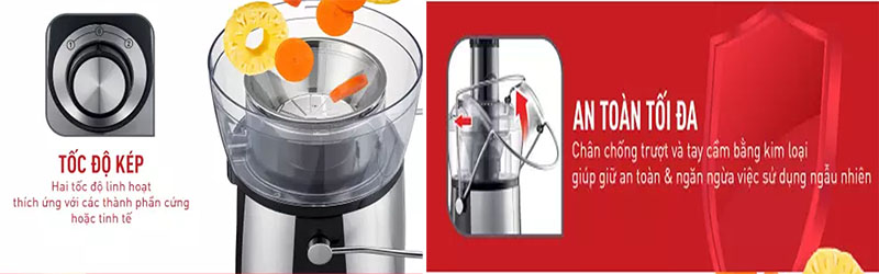 Máy ép trái cây Tefal ZE550D38 - Hàng chính hãng