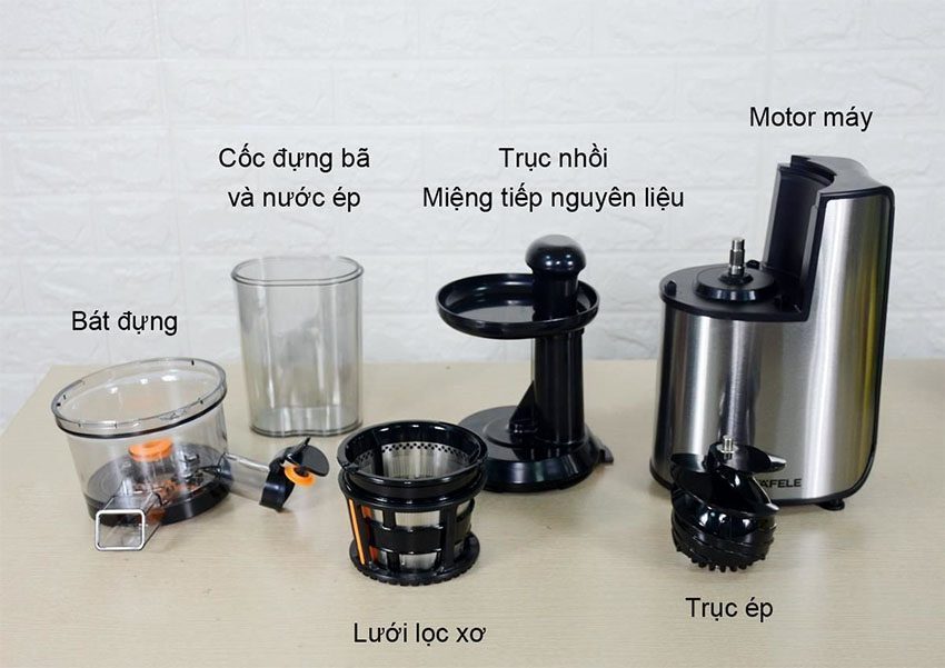 Chi tiết của máy ép trái cây chậm Hafele GS-133 535.43.087