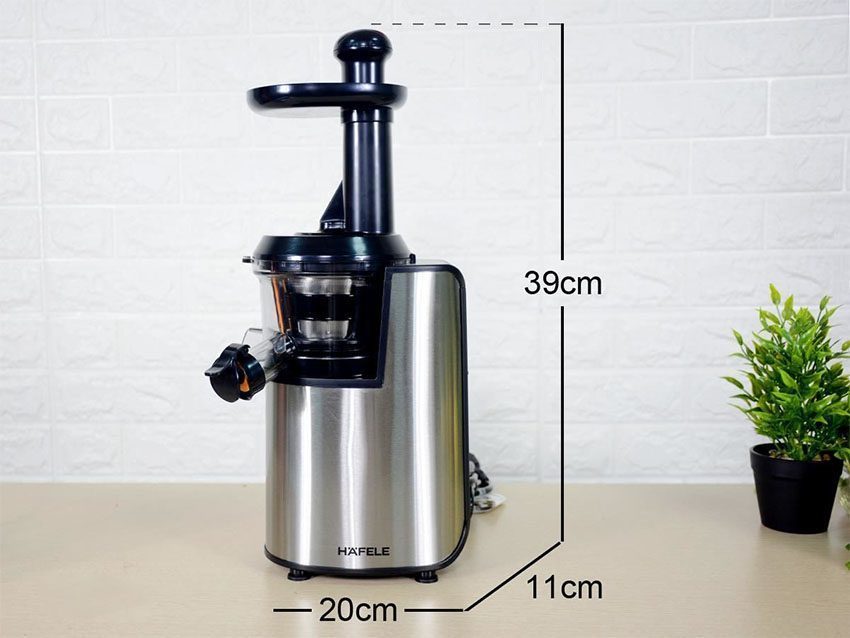 Kích thước của máy ép trái cây chậm Hafele GS-133 535.43.087
