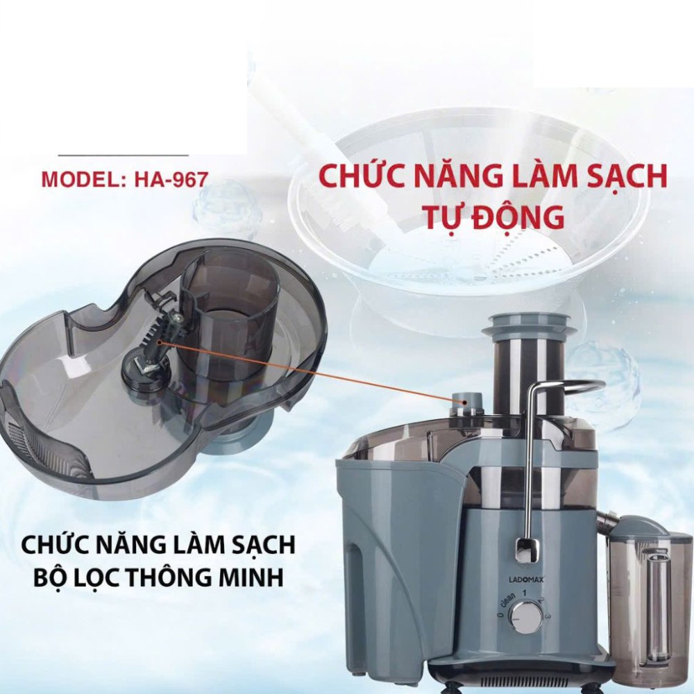 Máy ép trái cây Ladomax HA-967 - Hàng chính hãng