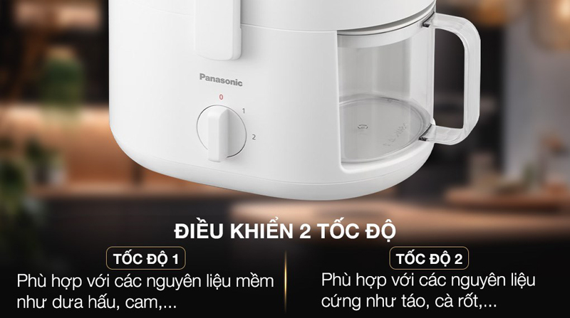 Máy ép trái cây Panasonic MJ-CS100WRA - Hàng chính hãng
