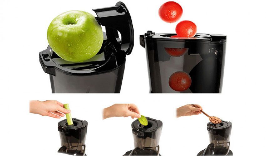 Thiết kế miệng của Máy ép trái cây tốc độ chậm Kuvings NS-2026BC