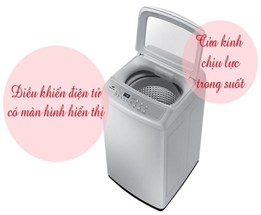 Máy giặt 7.2 kg Samsung WA72H4000SG - Hàng chính hãng