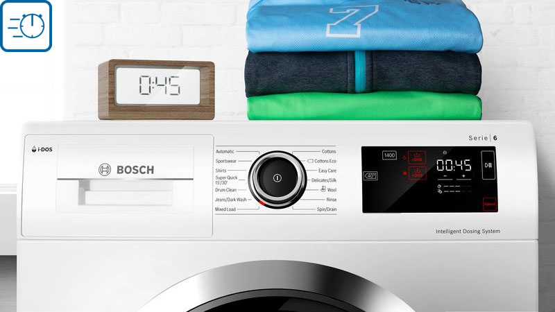 Máy giặt 8 kg Bosch WAJ20180SG - Hàng chính hãng