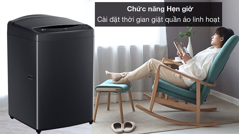 Chức năng hẹn giờ của Máy giặt AI DD Inverter 20 kg LG TV2520DV7J