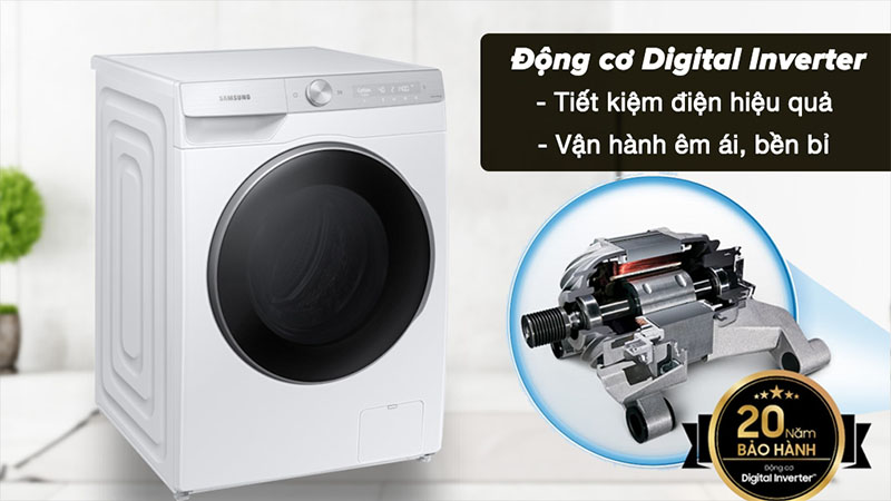 Máy giặt AI Ecobubble Inverter 11kg Samsung WW11CGP44DSHSV - Hàng chính hãng