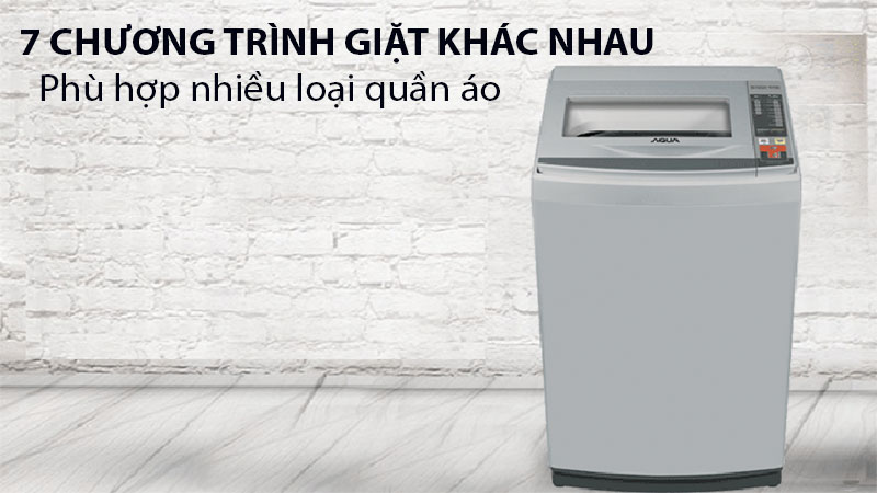 7 chương trình của Máy giặt Aqua AQW-S72CT(H2)