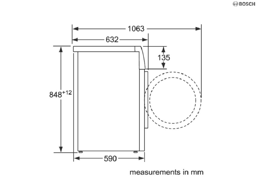 Máy giặt Bosch WAP-28380SG - Hàng chính hãng