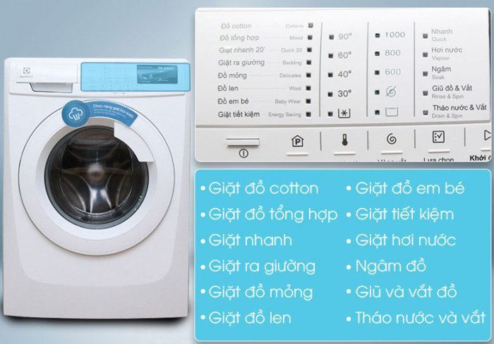 Máy giặt Electrolux EWF-10843(8kg)