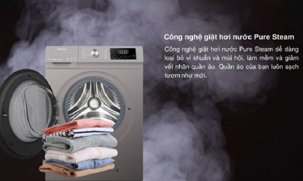 Công nghệ giặt hơi nước Pure Steam, ngăn ngừa các tác nhân gây dị ứng