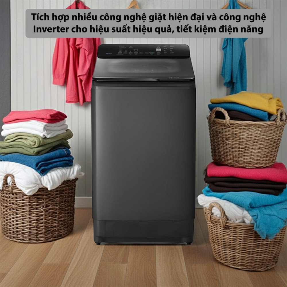Máy giặt Hitachi Inverter 10.5 kg LTL-H0MVW0T-GG - Hàng chính hãng