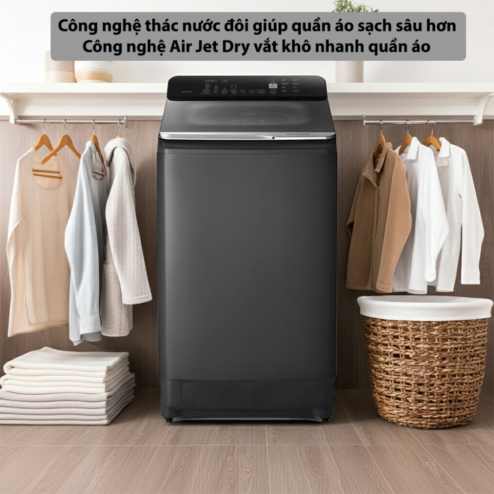 Máy giặt Hitachi Inverter 12 kg LTL-12MVJWT-GG - Hàng chính hãng