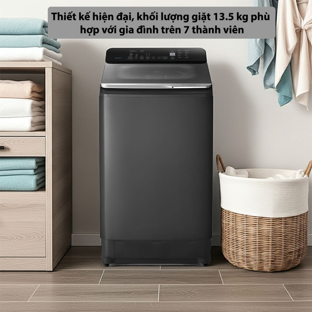 Máy giặt Hitachi Inverter 13.5 kg LTL-H3MVJWT-GG - Hàng chính hãng
