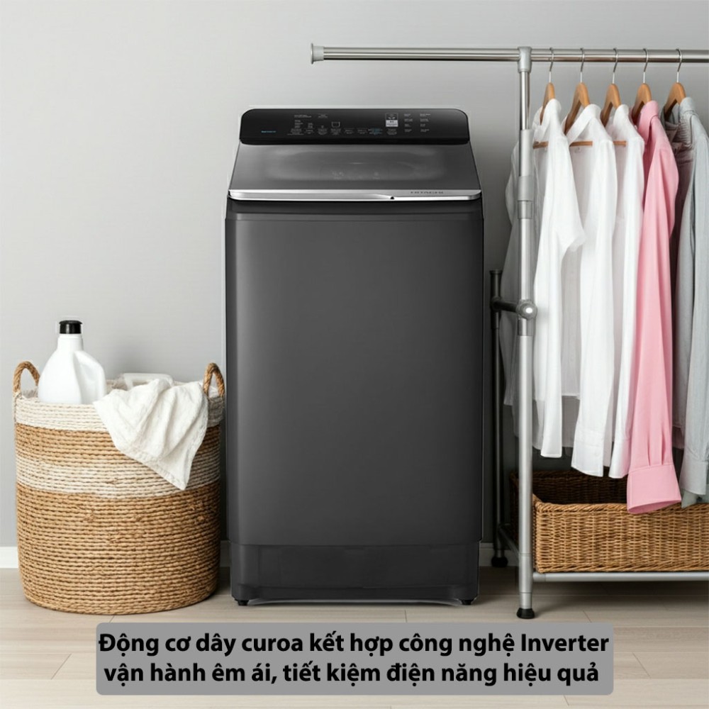 Máy giặt Hitachi Inverter 13.5 kg LTL-H3MVJWT-GG - Hàng chính hãng