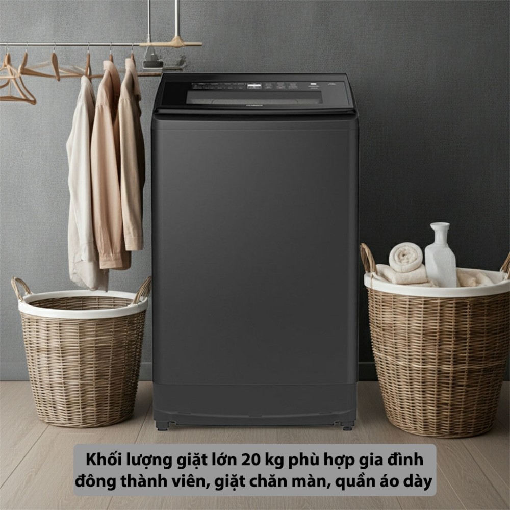 Máy giặt Hitachi Inverter 20kg SF-200ZHV-GG - Hàng chính hãng