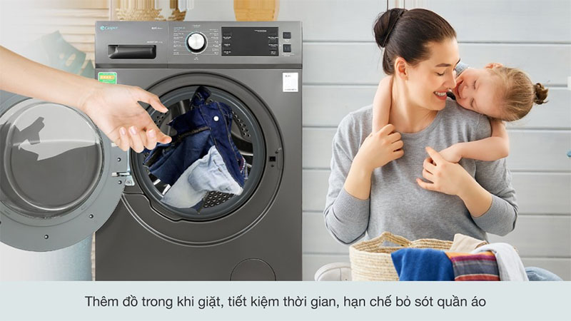Máy giặt Inverter 10.5 kg Casper WF-105I150BGB - Hàng chính hãng