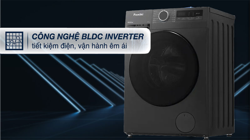 Máy giặt Inverter 10.5kg Funiki HWM-F8105ADG - Hàng chính hãng