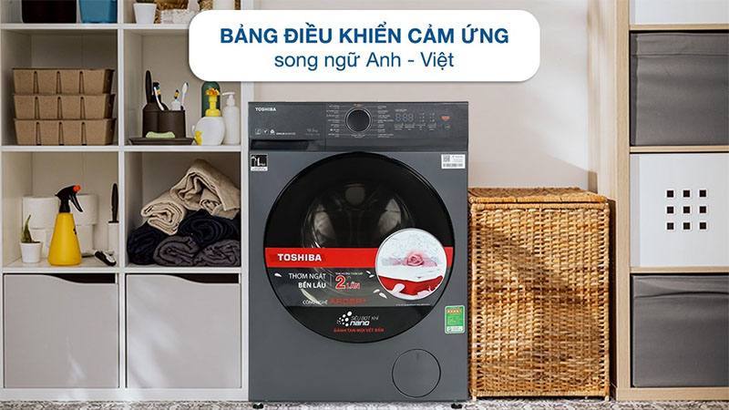 Máy giặt Inverter 10.5 kg Toshiba TW-T21BU115UWV(MG) - Hàng chính hãng