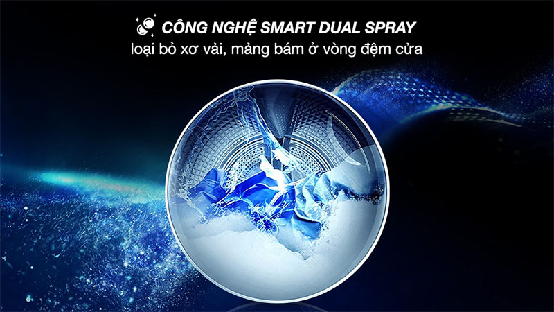 Máy giặt Inverter 10 kg Aqua AQD-DW1000J.BK - Hàng chính hãng