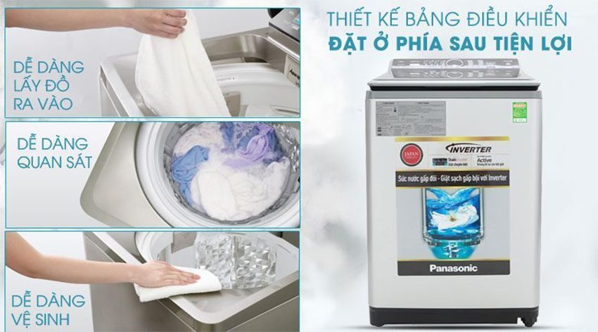 Máy giặt Inverter 13.5 kg Panasonic NA-FS13X7LRV - Hàng chính hãng