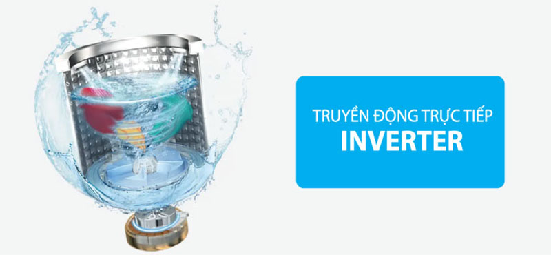 Máy giặt Inverter 13kg Aqua AQW-FR130UHT-SS - Hàng chính hãng