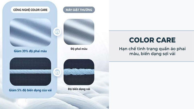 Công nghệ Color Care của Máy giặt Inverter 8.5 kg Toshiba BK95S3V(SK)