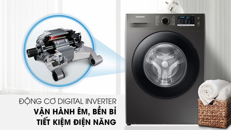 Máy giặt Inverter 9.5kg Samsung WW95TA046AX/SV - Hàng chính hãng