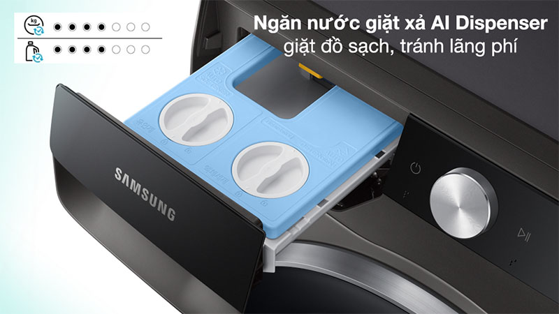 Máy giặt Inverter 9kg Samsung WW90T634DLN/SV - Hàng chính hãng