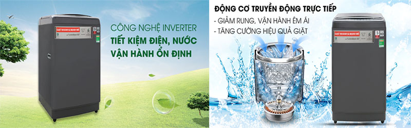 Máy giặt Inverter LG TH2113SSAK