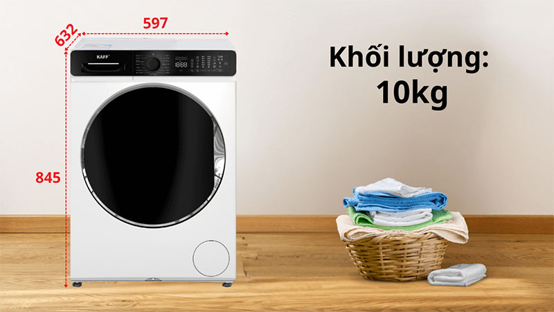 Máy giặt Kaff KF-MFC1062T3W/B - Hàng chính hãng