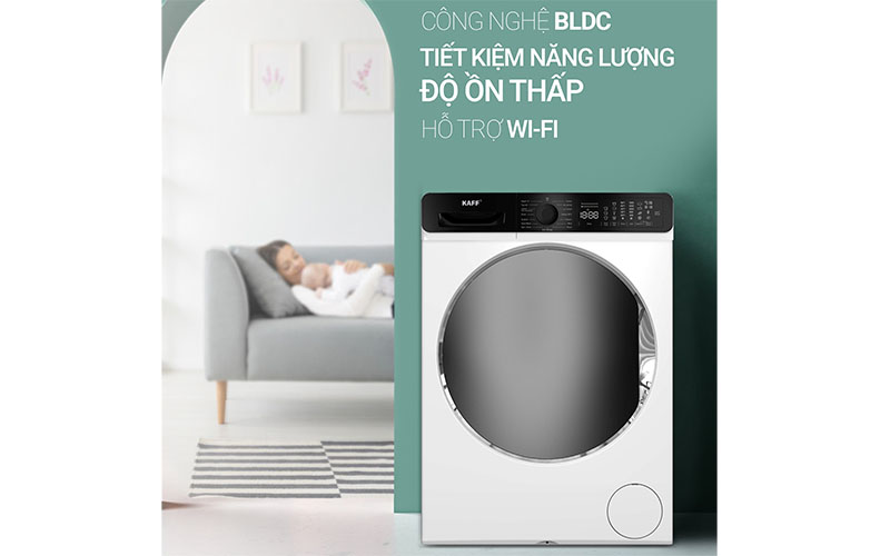 Máy giặt Kaff KF-MFC1062T3W/B - Hàng chính hãng