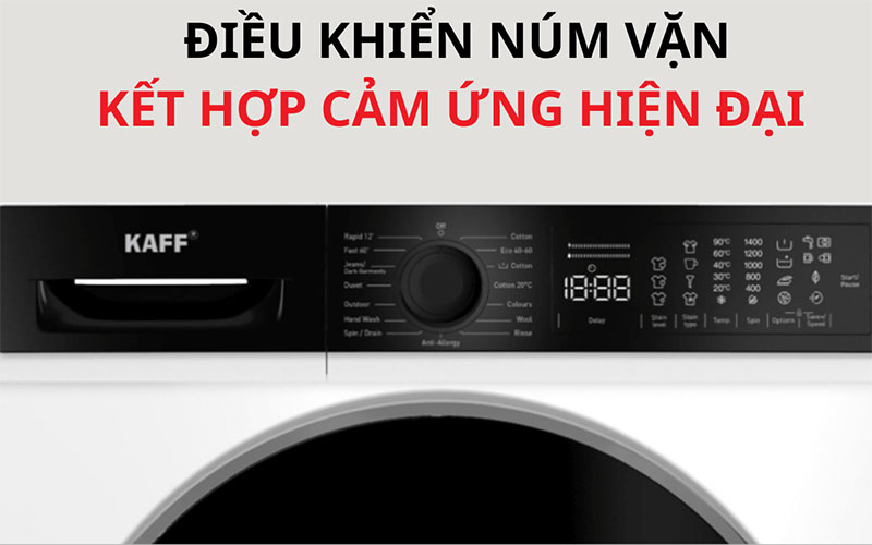 Máy giặt Kaff KF-MFC1062T3W/B - Hàng chính hãng