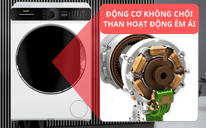 Máy giặt Kaff KF-MFC1269T3W/B - Hàng chính hãng